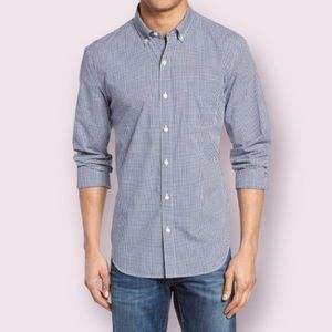 Vintage Barrington Blue Gingham Button Down Shirt